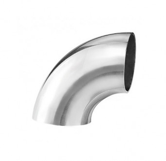 Отвод для трубы Inoxstore Ø 12х1мм, под сварку, сатинированный, AISI 304