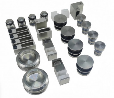 Комплект фурнитуры Inoxstore D-1 для душевой кабины, сатинированный, AISI 304