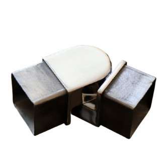 Соединитель для профильной трубы Inoxstore (поворот поручня 40х40 мм, регулируемый)