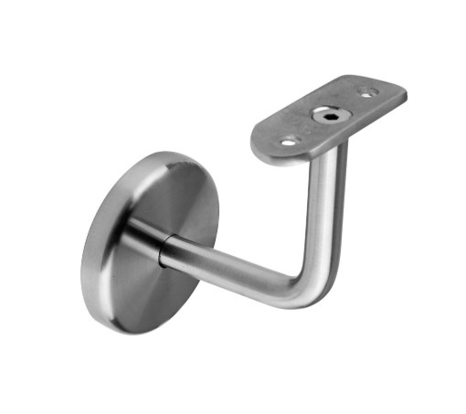 Держатель поручня Inoxstore с крышкой Ø 64х12 мм, ложемент под Ø 42,4 мм/50,8 мм, полированный, AISI 304