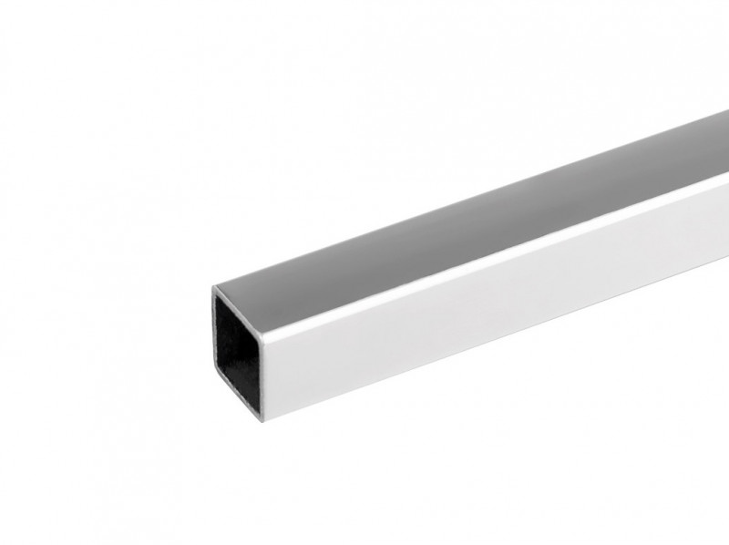 Штанга труба 15х15х1,5 мм, сатинированная, AISI 304