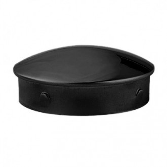 Заглушка забивная Inoxstore "Сфера" Ø 42,4х1,5 мм,  AISI 304, матовый RAL 9005