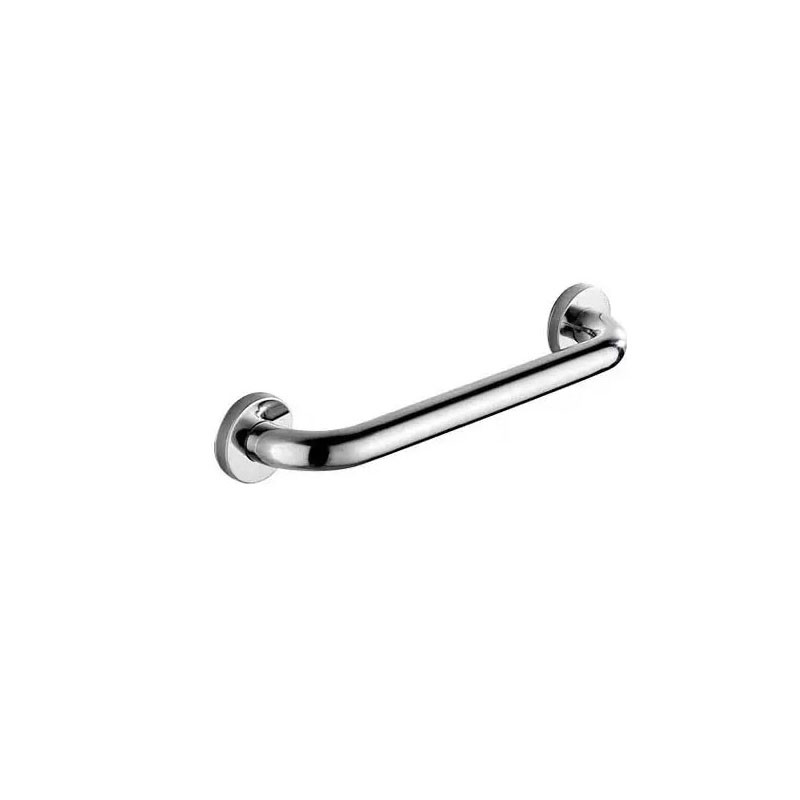 Поручень прямой настенный 700 мм, труба Ø25 мм, полированный, AISI 304