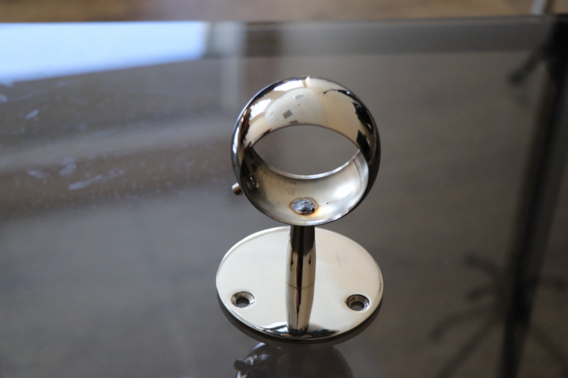 Держатель поручня Inoxstore с обхватом Ø 50,8 мм, полированный, AISI 304