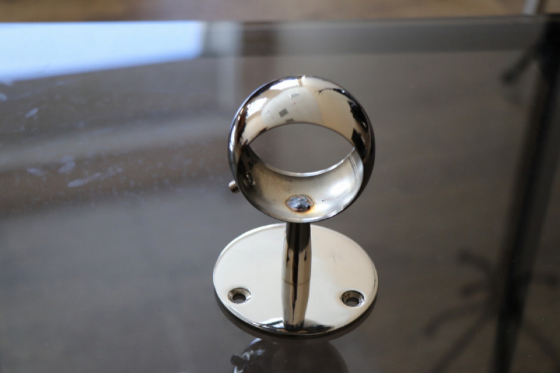 Держатель поручня Inoxstore с обхватом Ø 42,4 мм, полированный, AISI 304