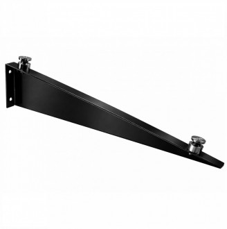 Крепление для стеклянного козырька SKY HOLD, 711 мм, правый, черный, AISI 304