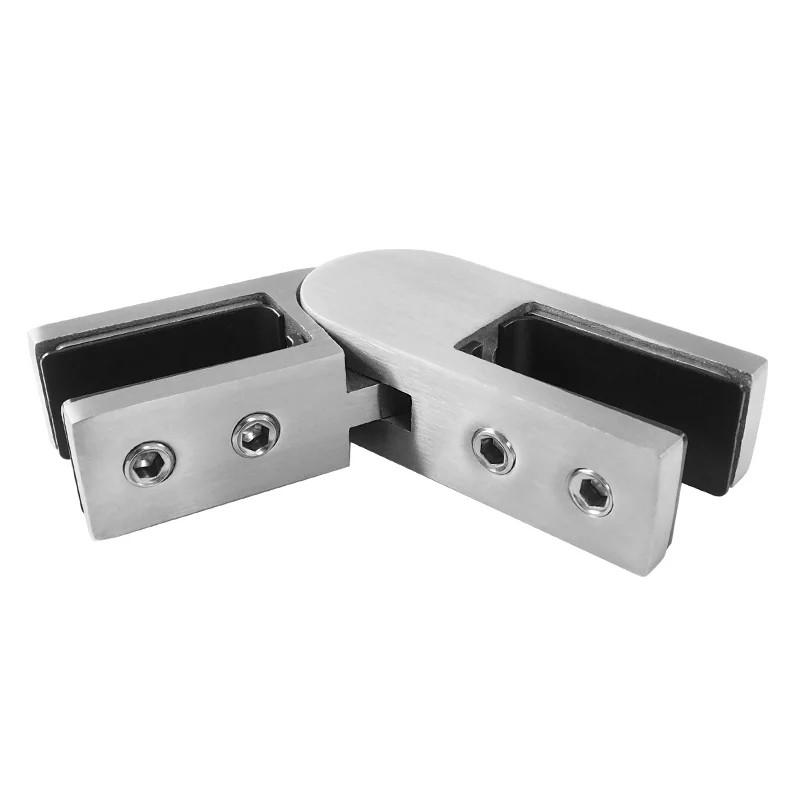 Держатель с регуляцией угла, под стекло 12 мм, полированный, AISI 304