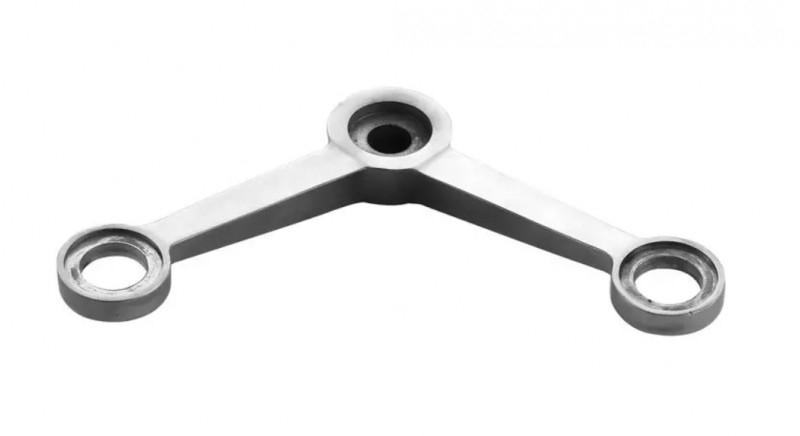 Спайдер Inoxstore двойной 200 мм, V-образный 2х26х38 мм, сатинированный, AISI 304