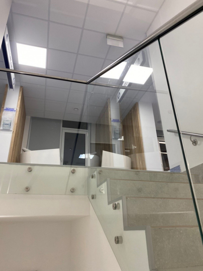 Точечное крепление стекла Inoxstore Ø 40х50 мм, "шестиграник", полированное, AISI 304