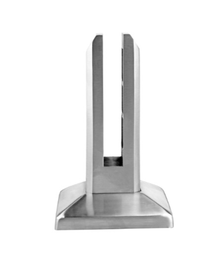 Стеклодержатель Inoxstore напольный литой, 50х45х162 мм, сатинированный, AISI 304