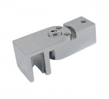 Соединитель регулируемый стекло-труба 30х10 мм, сатинированный, AISI 304