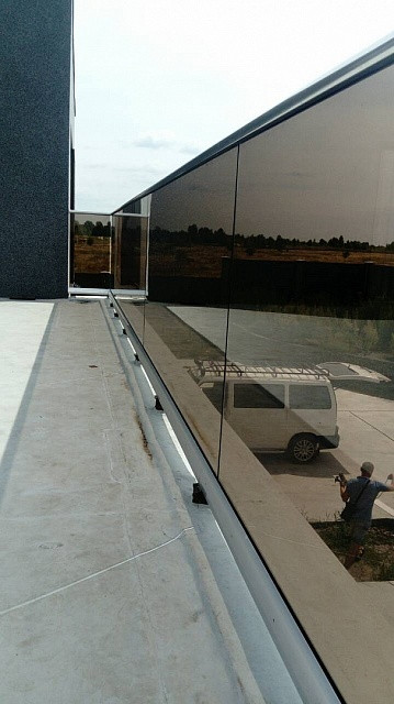 Зажимной алюминиевый профиль Inoxstore, анодированный, для стекла 10-16 мм