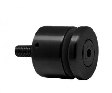 Точечное крепление стекла Inoxstore Ø 40х50 мм, "шестиграник", AISI 304, матовый RAL 9005