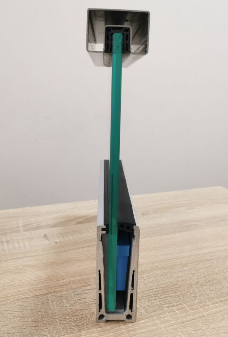 Набор комплекта зажимного профиля (ОБРАЗЕЦ для клиента)