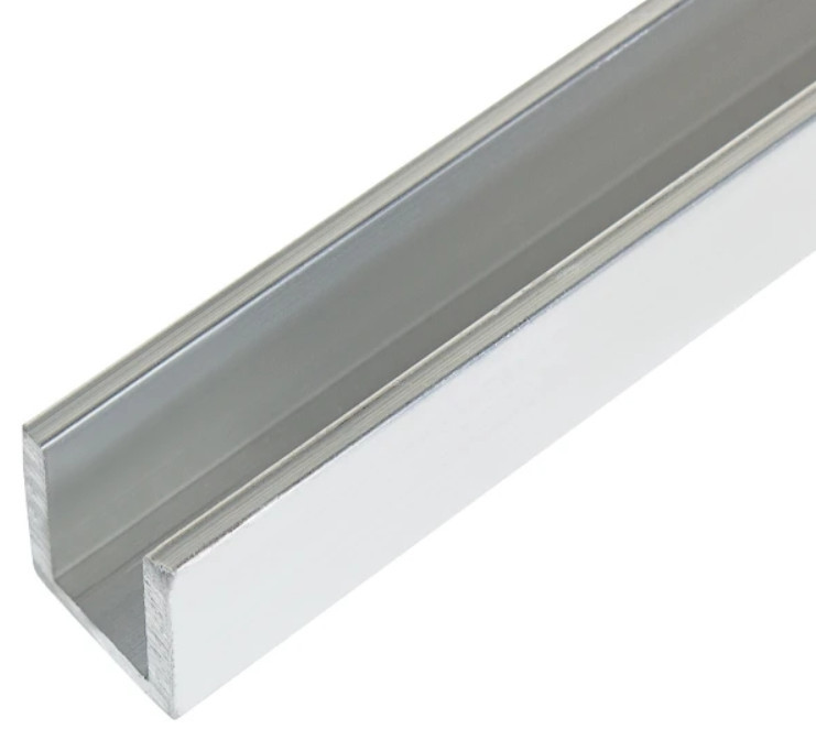 Алюминиевый профиль под стекло 8 мм