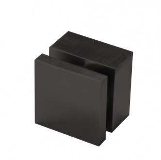 Точечное крепление Inoxstore квадрат 40х40 мм,  AISI 304, покрытие RAL 9005