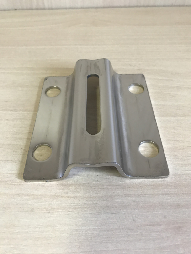 Боковое крепление стойки Inoxstore Ø 38,1 мм, полированное, приварное, AISI 304