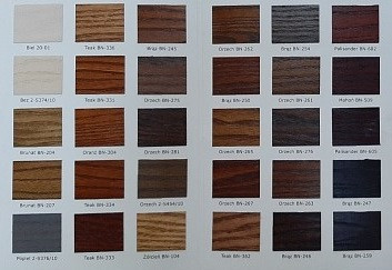 Покраска дерева Inoxstore ЯСЕНЬ:  42,4 мм, 50х25 мм, 42,4 мм с пазом, 50х25 мм с пазом