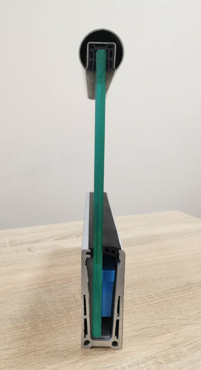 Набор комплекта зажимного профиля (ОБРАЗЕЦ для клиента)