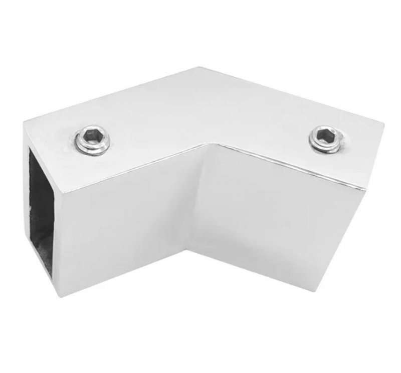 Соединитель труба-труба 30х10 мм под 135°, сатинированный, AISI 304