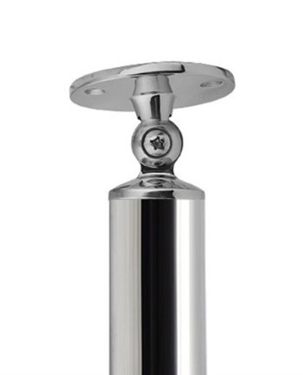 Крепление поручня Inoxstore Ø 42,4 мм внутреннее, оконечное, полированное, AISI 304