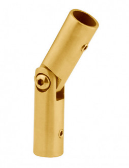 Поворот Inoxstore "Классик" Ø 12 мм, литой, регулируемый, AISI 304, золото