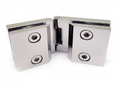 Петля без фиксации стекло-стекло Inoxstore, полированная, AISI 304