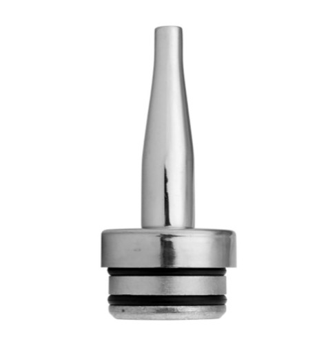 Кронштейн на стойку Inoxstore Ø 38,1х1,5 мм, h-60 мм, усеченный, уплотнительные резинки, полированный, AISI 304