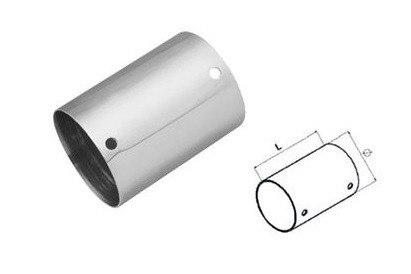 Соединитель Inoxstore пластик./дер. поручня Ø 49мм, полированный, AISI 304