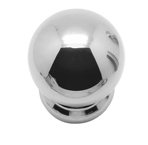 Наконечник Inoxstore "Шар" цельный, Ø 50 мм, на стойку Ø 50,8х1,5мм, полированный, AISI 304