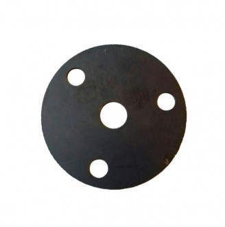 Фланец Inoxstore Ø 65 мм  под стойку  Ø12 мм (черный металл 5 мм)