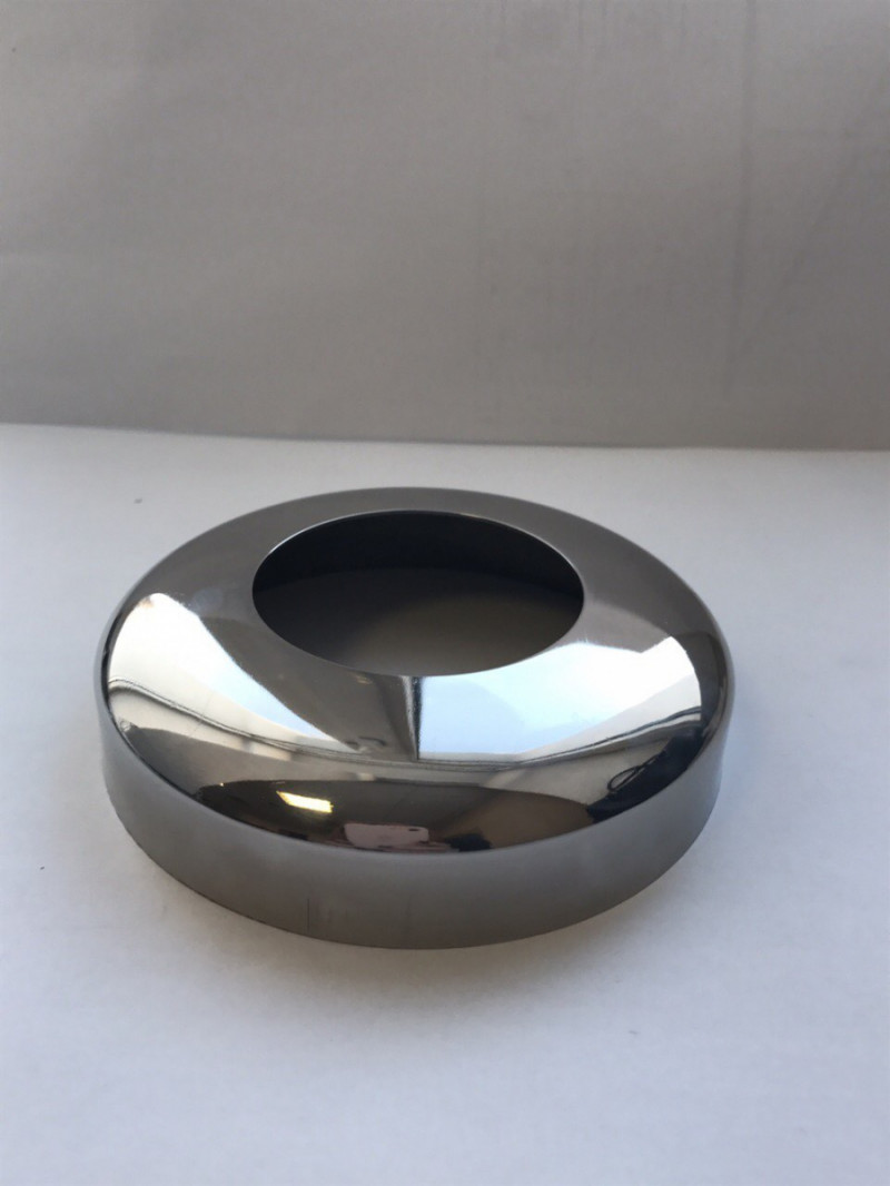 Декоративная крышка Inoxstore "Классик" Ø 100х50,8х0,8 мм, полированная, AISI 304