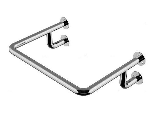 Поручень под раковину Inoxstore усиленный из нержавеющей, полированный, 730х550х200мм