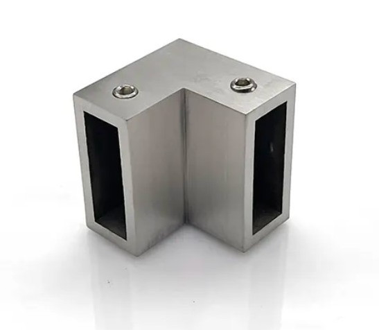 Соединитель труба - труба 30х10 мм под 90°, полированный, AISI 304