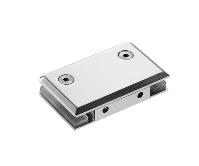 Стеклодержатель Inoxstore "Элегант" 90° стена-стекло, с фаской, полированная, AISI 304