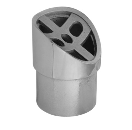 Кронштейн седловина Inoxstore 30°, Ø 38,1мм/42,4мм, полированный, AISI 304