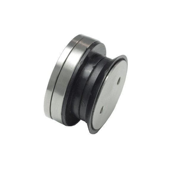 Точечный стеклодержатель Inoxstore с зенковкой,  дистанция 8 -12 мм, сатинированный, AISI 304