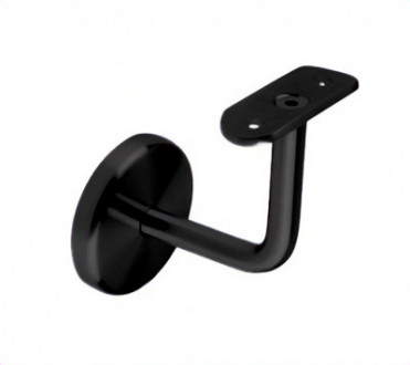 Держатель поручня Inoxstore с крышкой Ø 67х15 мм,  AISI 304, матовый RAL 9005