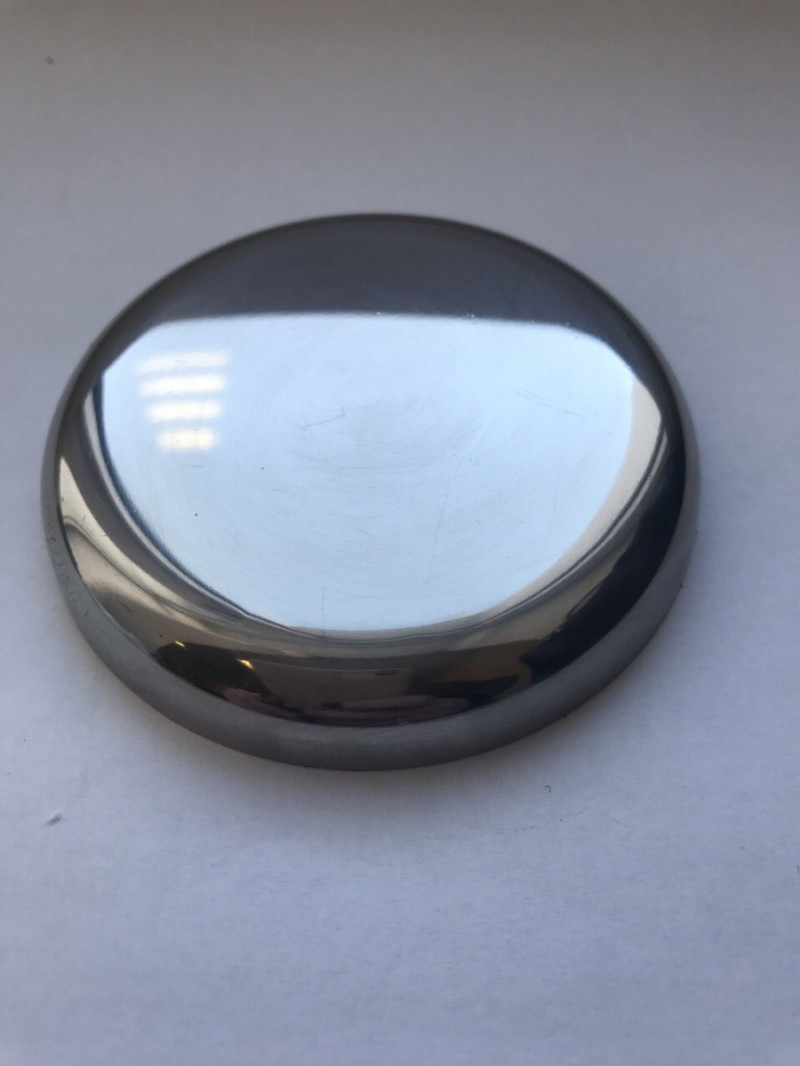 Декоративная крышка Inoxstore "Классик" Ø 75х0х0,5 мм, полированная, без отверстия, AISI 304