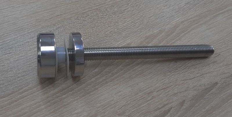 Торцевое крепление стекла Inoxstore Ø50 мм, полированное, AISI 304