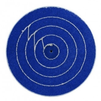 Круг полировальный муслиновый d-150 мм, cиний