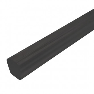 Порог акриловый Inoxstore, 10х10 х2000 мм, черный